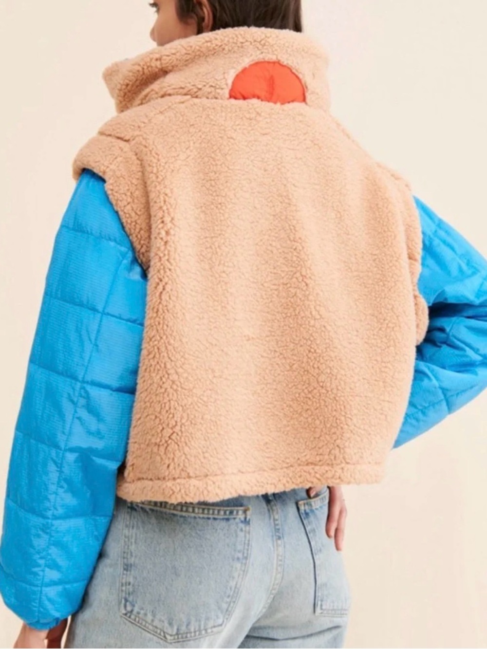 Free People FP Movement Scenic Route Colorblock 1/2 Zip Pullover - Small - Picture 4 of 10